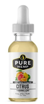 E-Líquido Cítrico De CBD De Espectro Completo – 1500 Mg